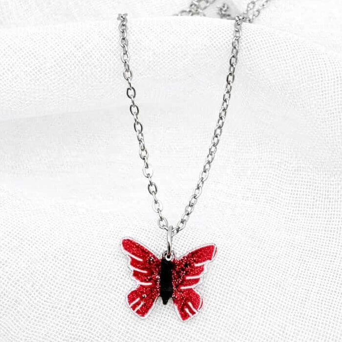 Anhänger Roter Schmetterling