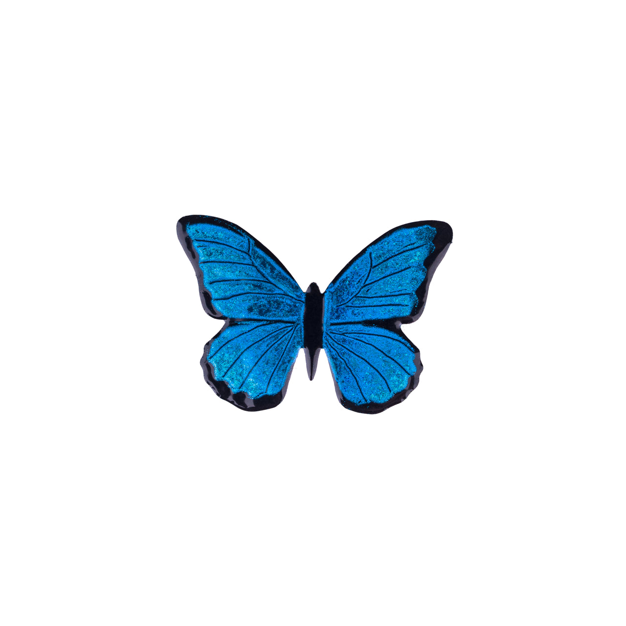 Blue Butterfly Brooch
