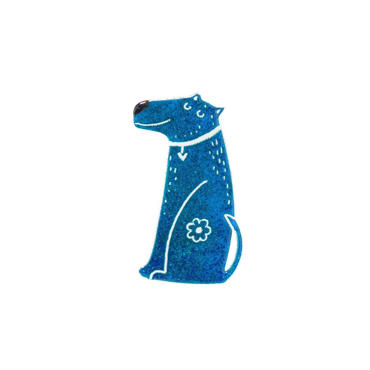 Blue Dog Brooch