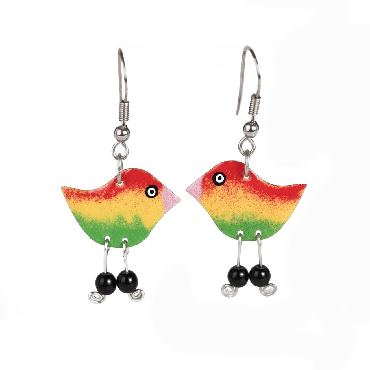 Rasta Bird Earrings