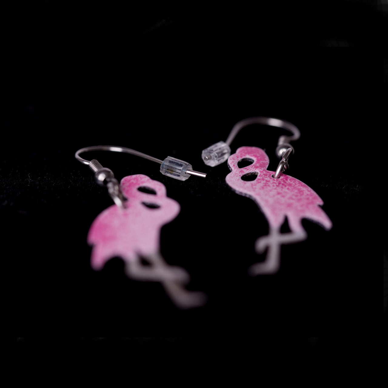 Pink Flamingo Earrings