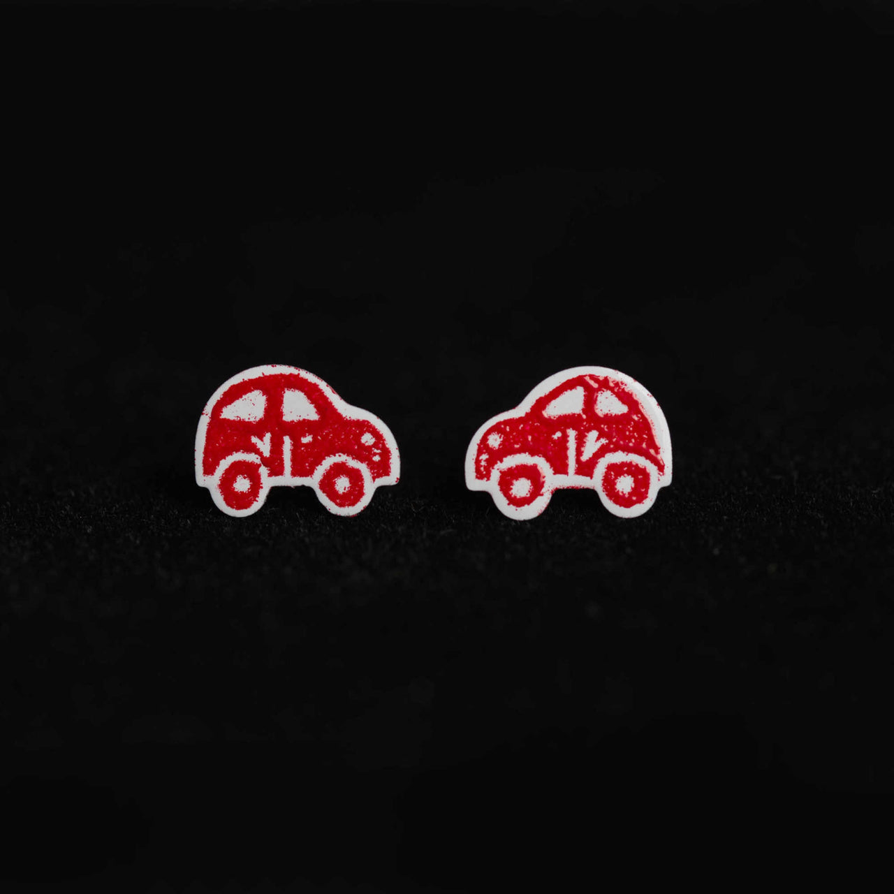 Červená auta - puzety