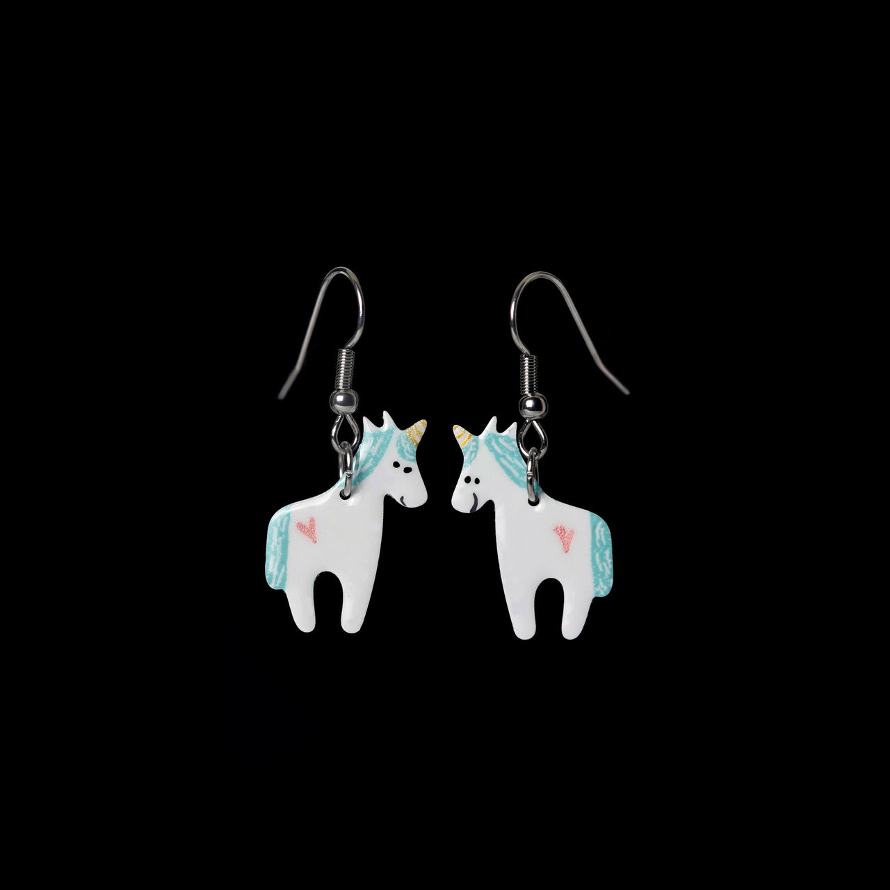 Unicorn Dangle Earrings
