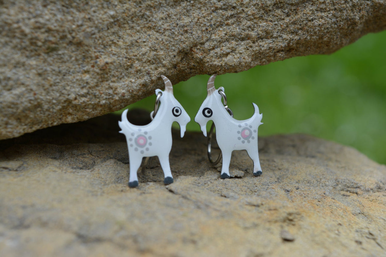 Funny Goat Earrings